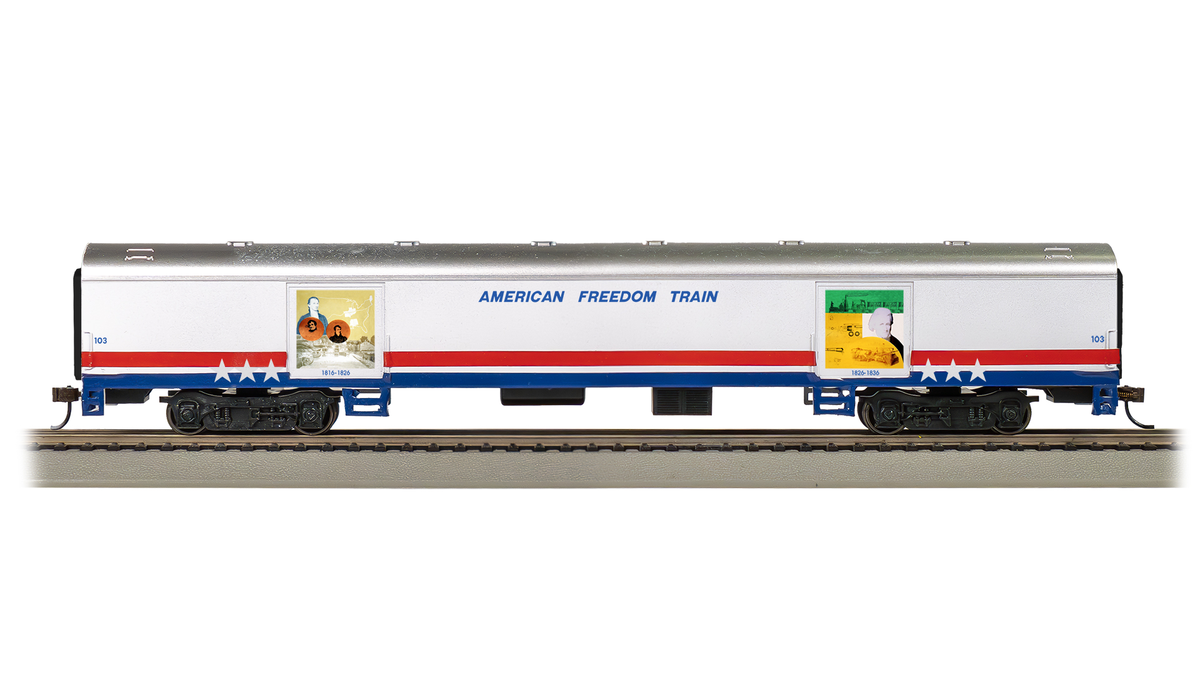 Bachmann 19903 HO American Freedom Train Exhibit Car #103 (1816-1836)