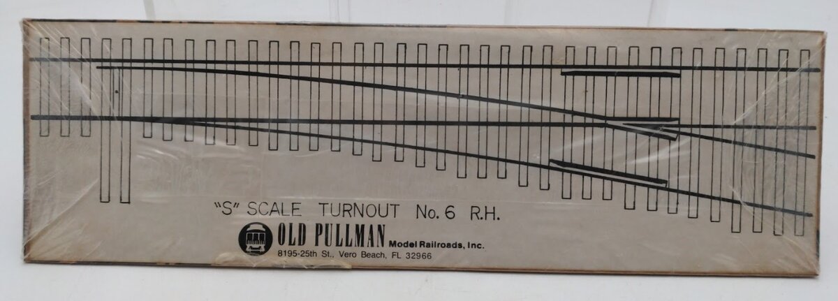 Old Pullman S Scale Turnout No. 6 Right Hand Track