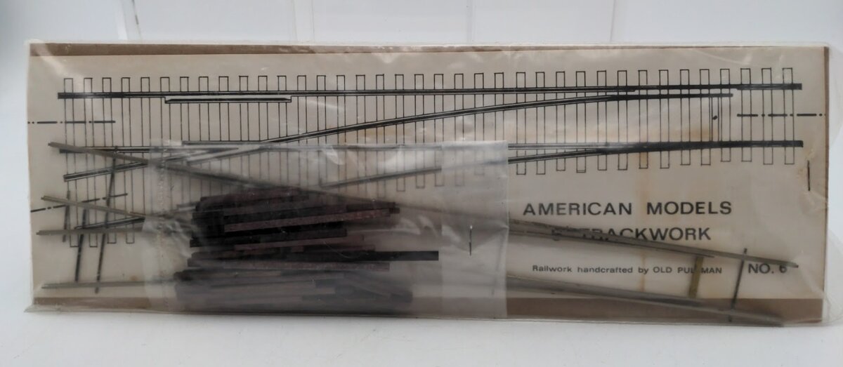 Old Pullman 6 S Gauge American Models Trackwork No. 6 Turnout Switch