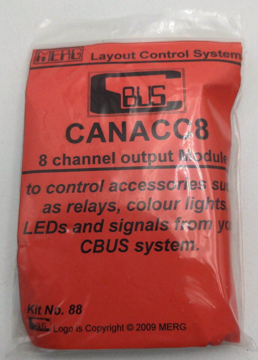 MERG No.88 CANACC8: 8 Channel Output Module