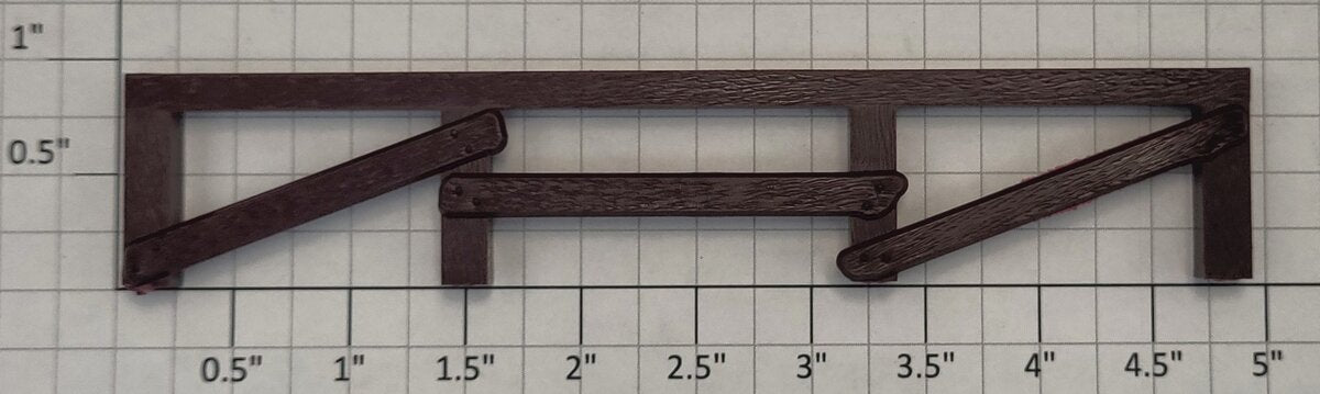 Lionel 12773-41 Tuscan Left Hand Short Platform Support