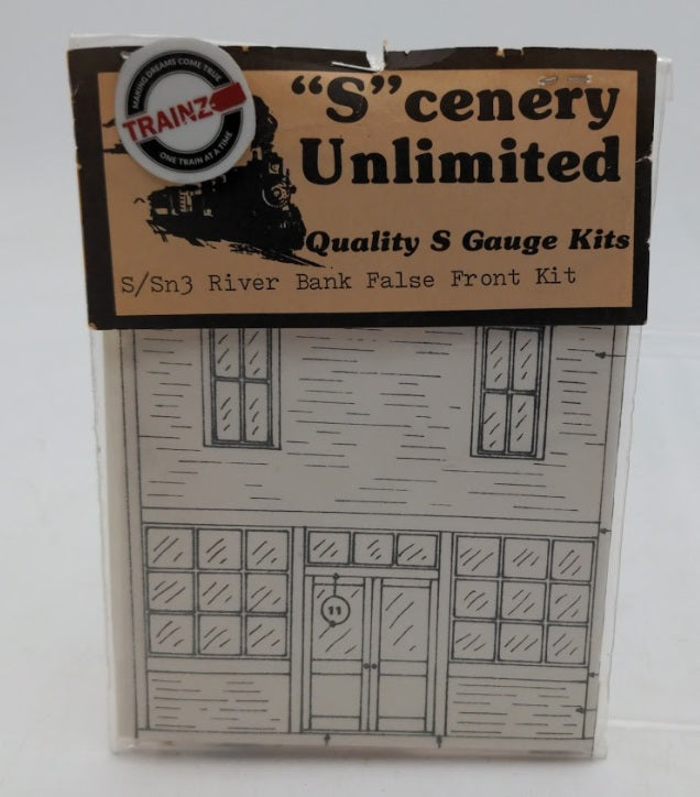 Scenery Unlimited S / Sn3 Scale River Bank False Front Wood & Plastic Kit