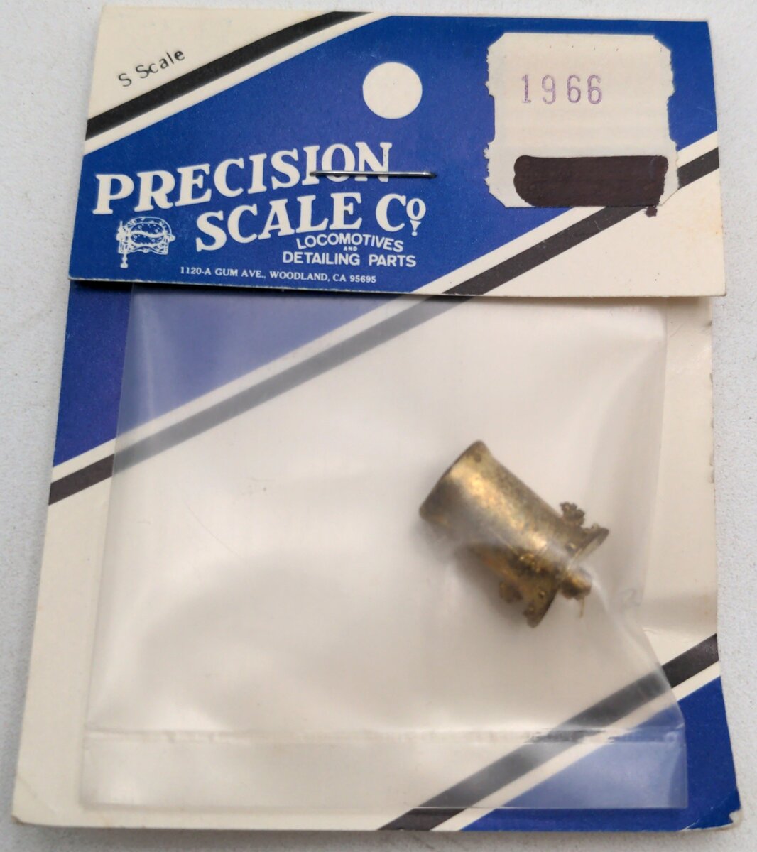 Precision Scale Co. 1966 S Scale D&RGW Steam Locomotive Smoke Stack