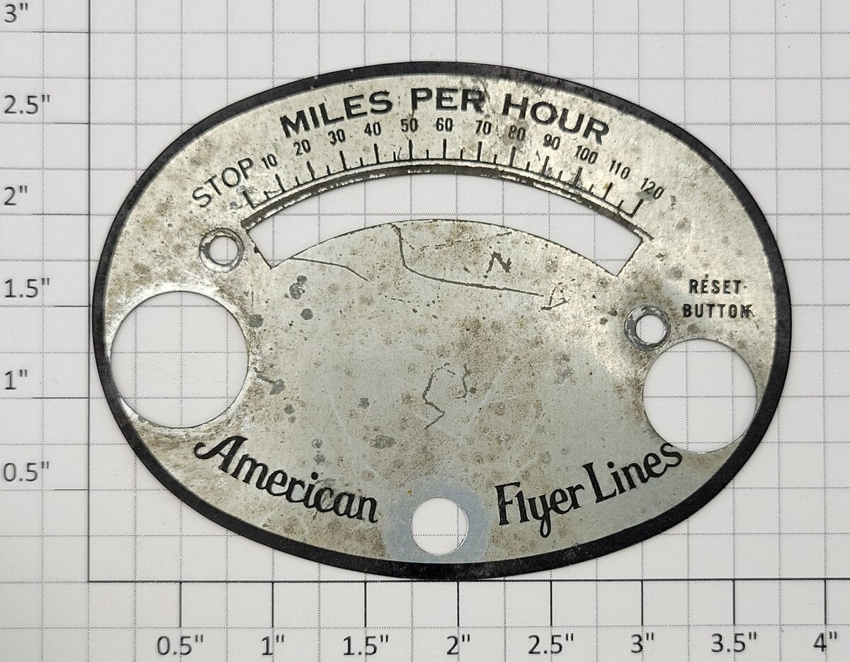 American Flyer 7B-1 7B Transformer Nameplate