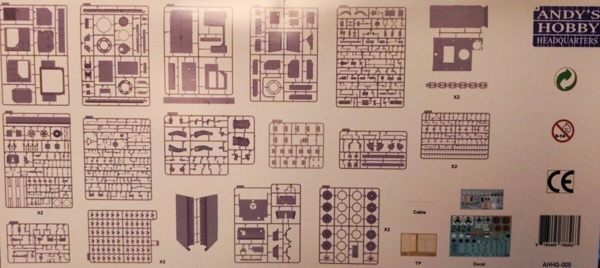Takom AHHQ-009 1:16 Scale M113A1 / M113A1 ACAV APC 2in1 W/1 Figure Model Kit