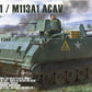 Takom AHHQ-009 1:16 Scale M113A1 / M113A1 ACAV APC 2in1 W/1 Figure Model Kit