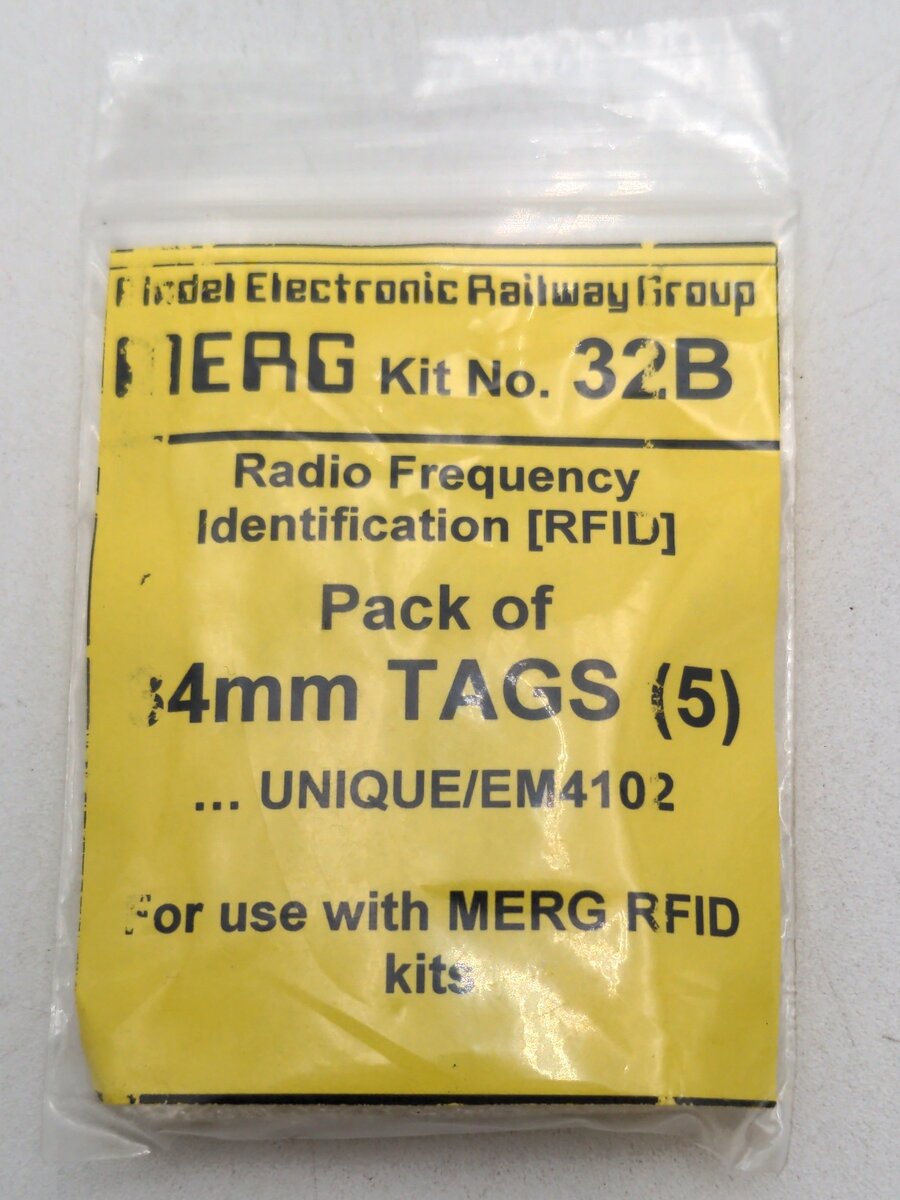 MERG No.32B Radio Frequency Identification 34mm Tags (Pack of 5)