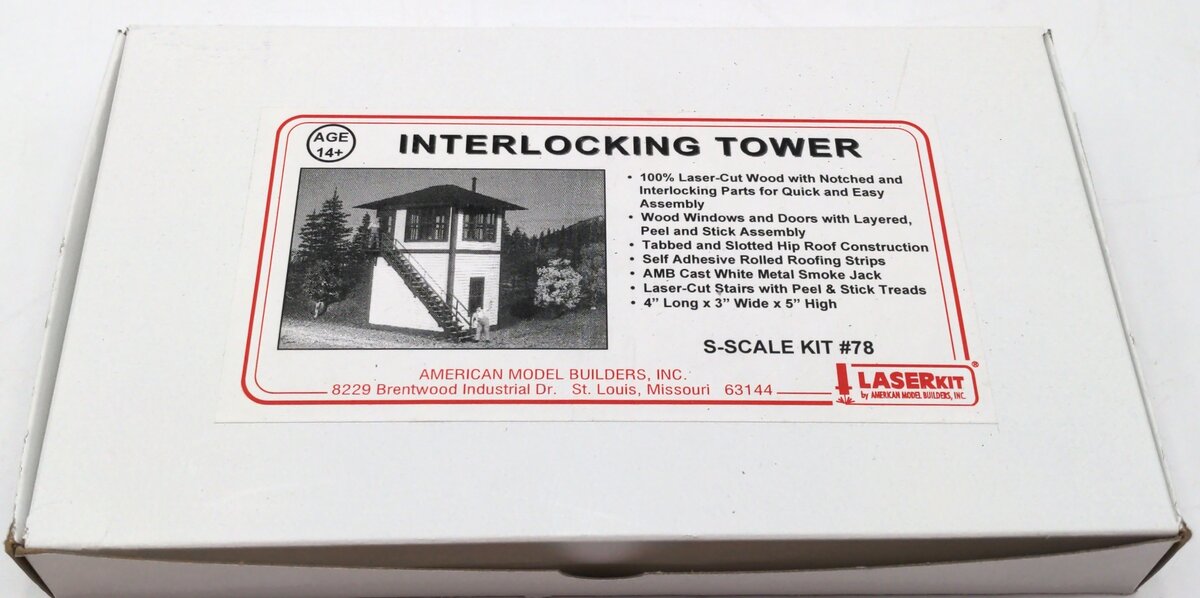 Finestkind Models 120 S Scale Interlocking Tower Model Kit