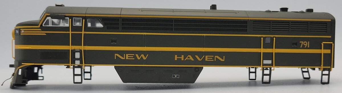 True Line 791 HO New Haven C-Liner Diesel Locomotive Shell #791