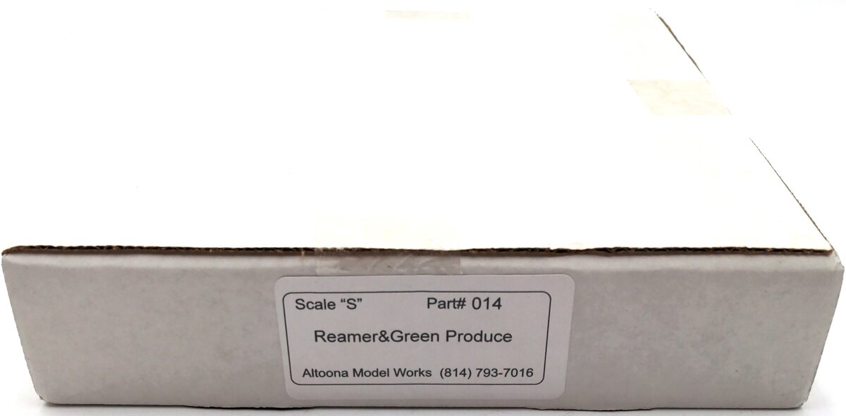 Altoona Model Works 014 S Scale Reamer & Green Produce