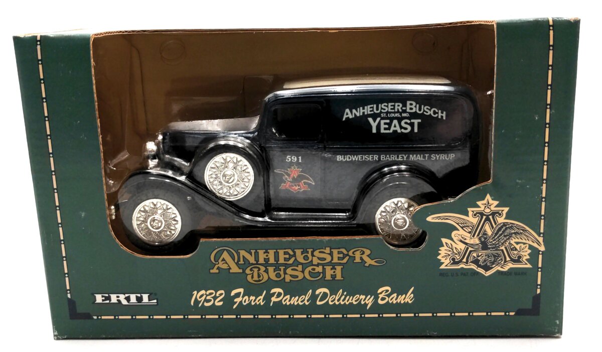 Ertl 9552 1/25 Scale 1932 Anheuser Busch Ford Panel Delivery Bank