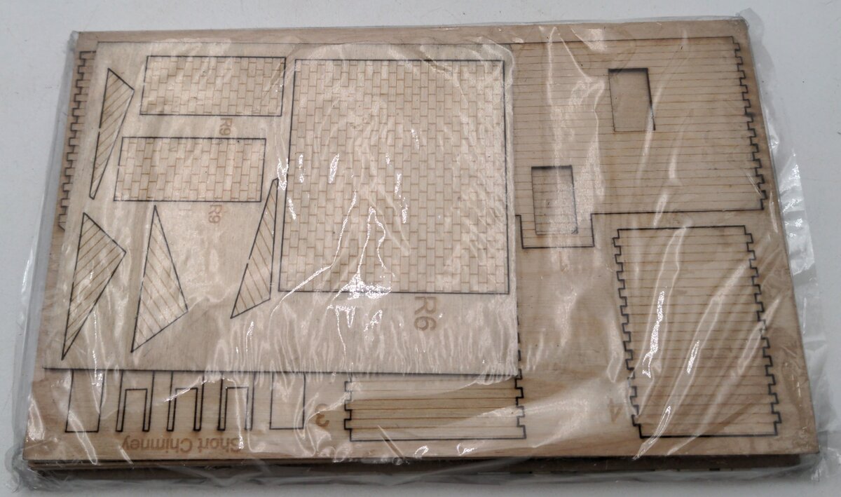 Perplexing Puzzles Plus S Scale Laser Cut Wood Donahue House Model Kit