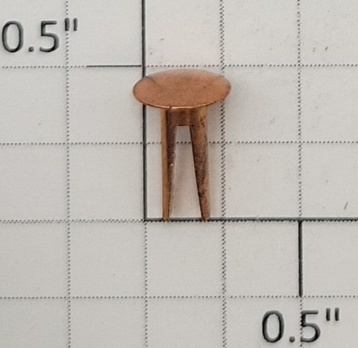 Lionel 566-16X Split Copper Rivet