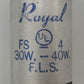 Acme 16-851 Royal FS-4 30-40 Watt Florescent Lamp Starter (Bag of 7)