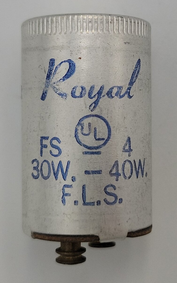 Acme 16-851 Royal FS-4 30-40 Watt Florescent Lamp Starter (Bag of 7)