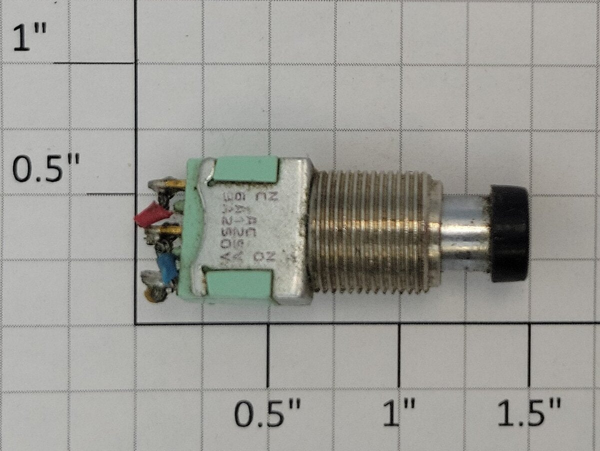 Alco Models MPG106F O Gauge T E Connectivity 6 Amp 125 Vac Pushbutton Switch