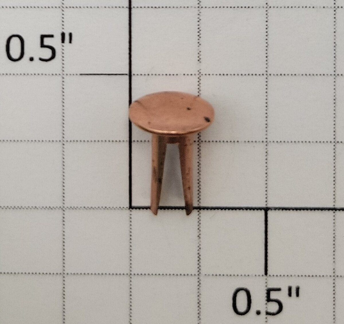 Lionel 566-16X Split Copper Rivet