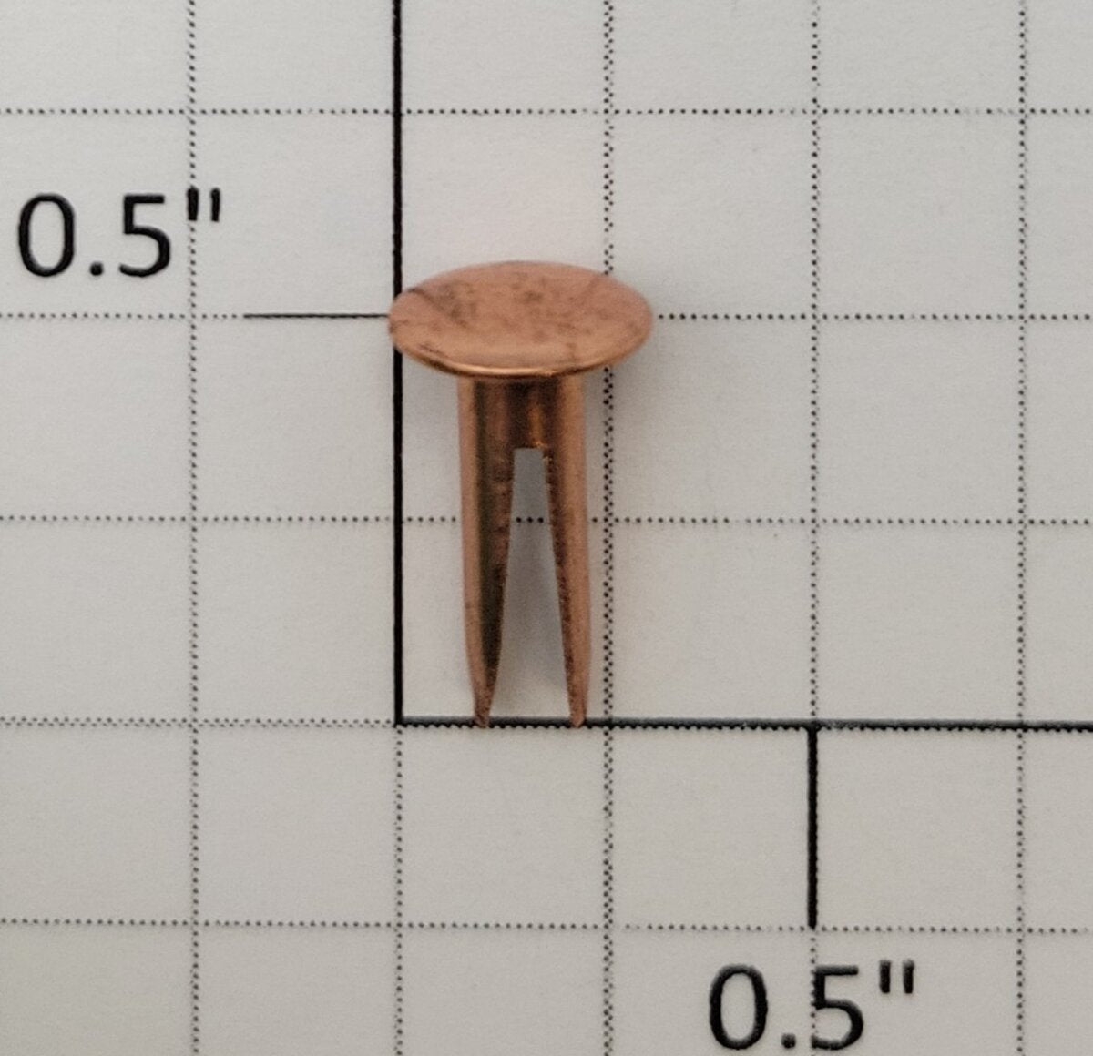 Lionel 566-16X Split Copper Rivet
