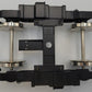 USA Trains R2035 G Scale Black Diecast Passenger Car Sprung Truck w/ Metal Wheel
