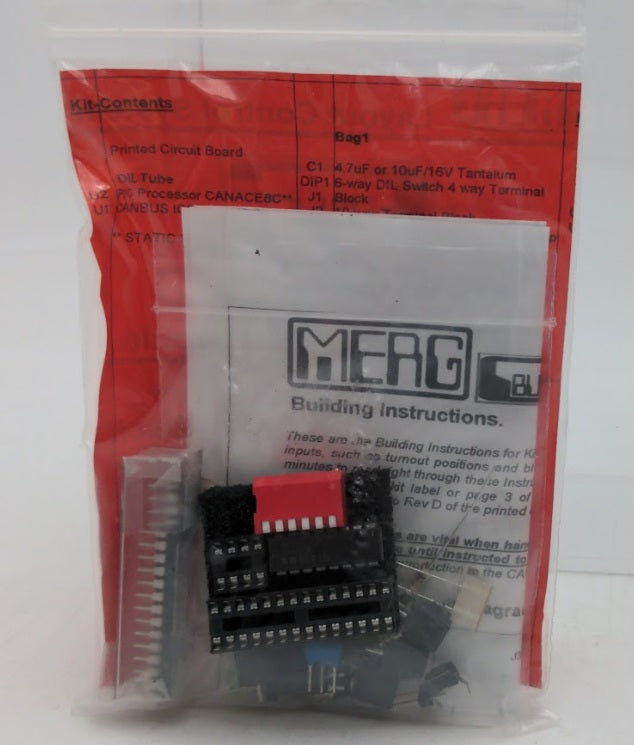 MERG 89 CBUS Canace8C 8Channel Input Module Layout Control System Kit
