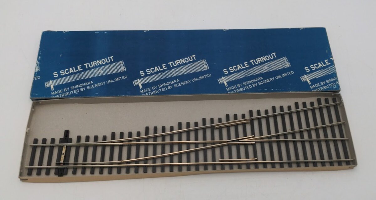 Shinohara Track 6 S Scale Left Hand Turnout