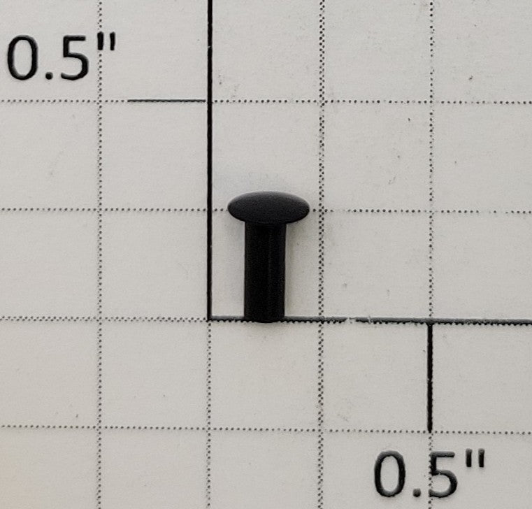Acme 3/32" x 1/4" Blackened Rivet