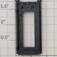 S-Helper 661-20-02-B Black Plastic Rear Door Frame