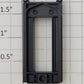 S-Helper 661-20-02-B Black Plastic Rear Door Frame