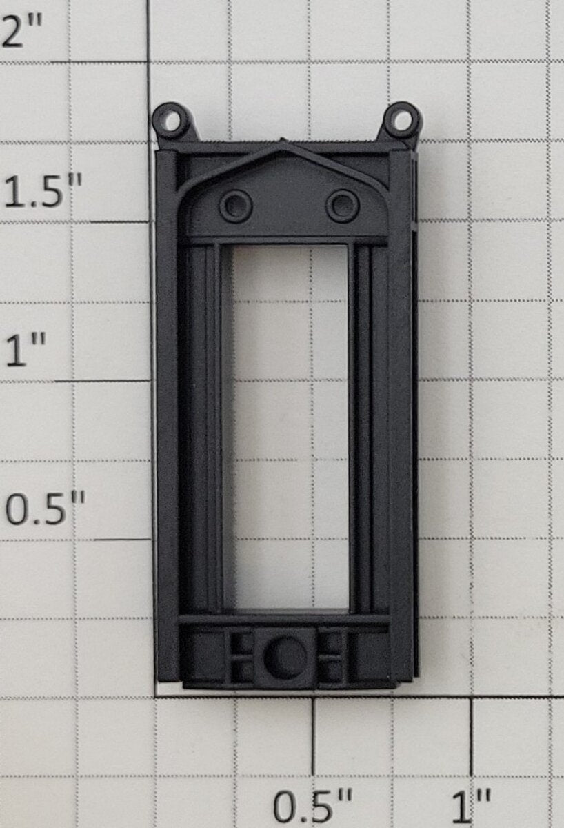 S-Helper 661-20-02-B Black Plastic Rear Door Frame