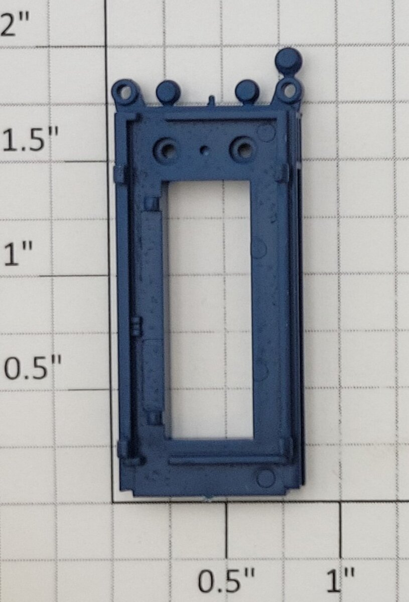 S-Helper 661-20-02-DB Dark Blue Plastic Rear Door Frame