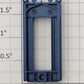 S-Helper 661-20-02-DB Dark Blue Plastic Rear Door Frame