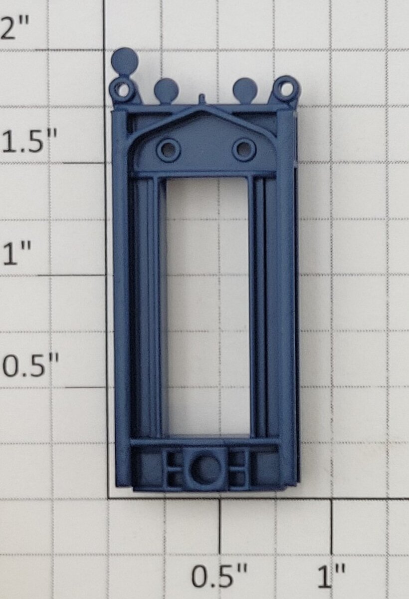 S-Helper 661-20-02-DB Dark Blue Plastic Rear Door Frame