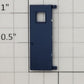 S-Helper 661-20-03-DB Dark Blue Plastic Rear Door with Square Window
