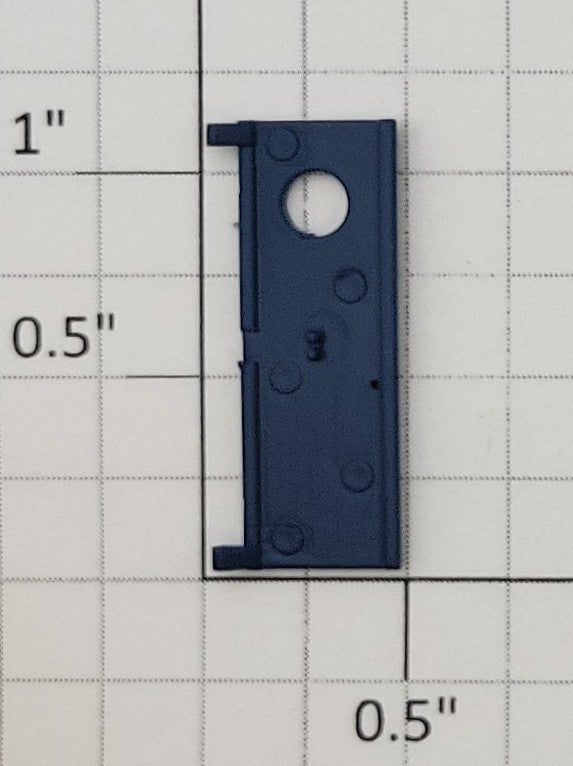 S-Helper 661-20-01-DB Dark Blue Plastic Rear Door with Round Window