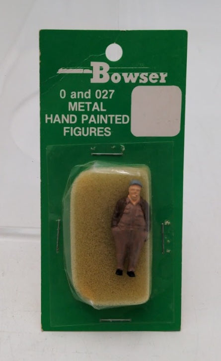 Bowser 1-013760 O /O27 Scale Work Man Hands In Pocket Metal Hand Painted Figure