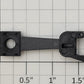 S-Helper 00005 S Scale Plastic Truck Mounted Coupler Body without Knuckle