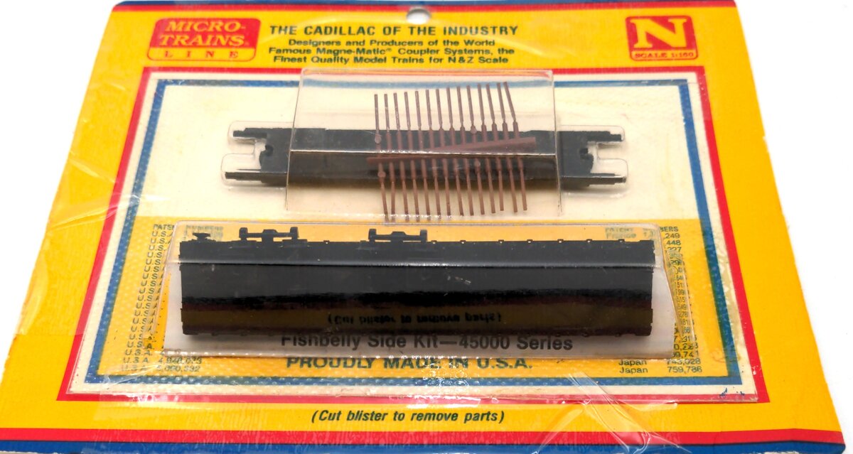Micro-Trains 300-049 N Scale Fishbelly Side Kit 45000 Series