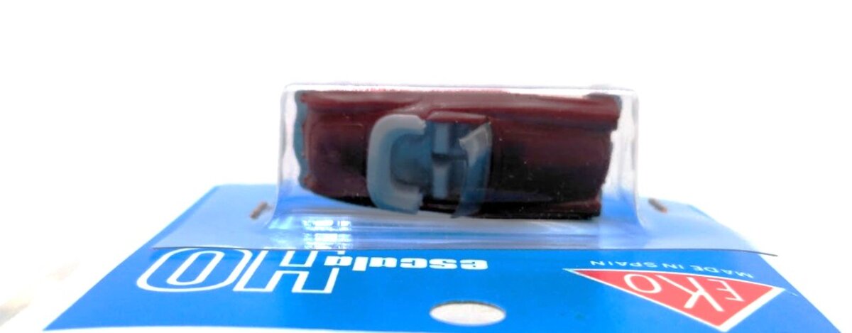 EKO 2010 HO Scale Maroon Mercedes 190 SL Convertible Gray Top and Interior
