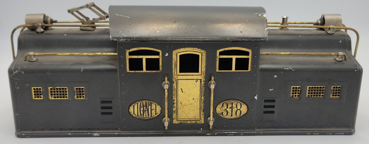 Lionel 318-4 Dark Green Standard Gauge 0-4-0 Electric Locomotive Shell with Trim