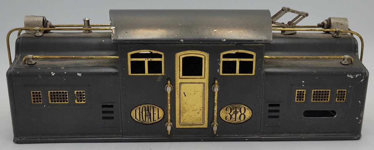 Lionel 318-4 Dark Green Standard Gauge 0-4-0 Electric Locomotive Shell with Trim