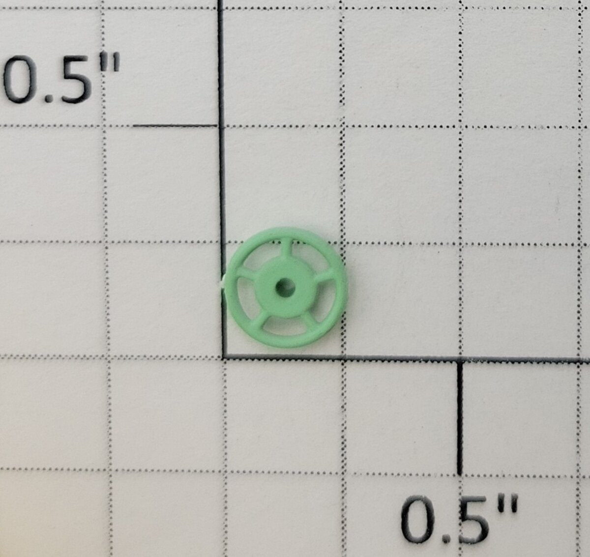 S-Helper 653-13-08-AQ Switcher Aquamarine Brake Wheel