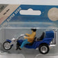 Siku 1417 1:50 Scale Super Serie Blue Diecast Custom Tricycle Chopper Real Rider