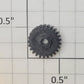 S-Helper 653-06-03 25-Tooth Plastic Switcher Worm Gear