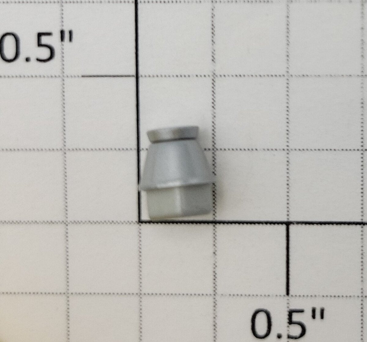 S-Helper 1493-02-03-S Assembled Silver Short Smoke Stack