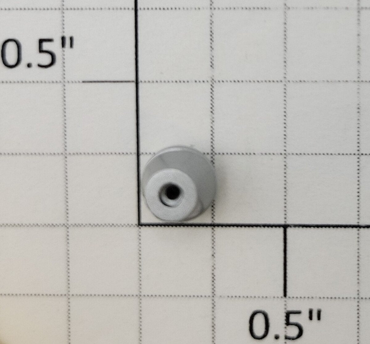 S-Helper 1493-02-03-S Assembled Silver Short Smoke Stack