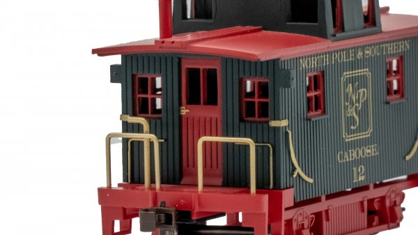 Bachmann 18410 HO North Pole & Southern Old-Time Bobber Caboose #12