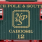 Bachmann 18410 HO North Pole & Southern Old-Time Bobber Caboose #12