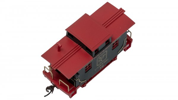 Bachmann 18410 HO North Pole & Southern Old-Time Bobber Caboose #12