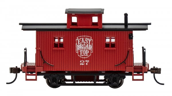 Bachmann 18411 HO East Broad Top Old-Time Bobber Caboose #28