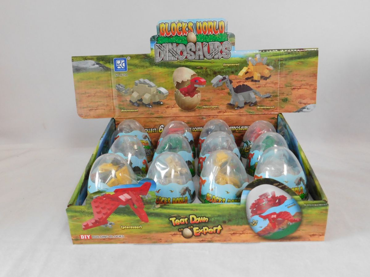 Jiestar 29A Mini Dinosaurs Egg Display (Set of 12)